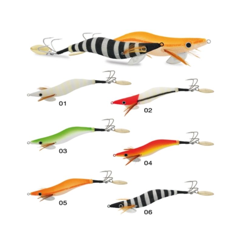 seika tako squid jig vlp colori