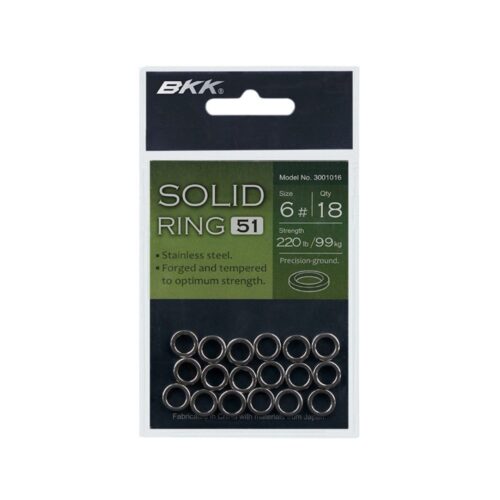 Bkk Solid Ring 51 ideali per la creazione di montature e assist nella pesca con tecniche verticali