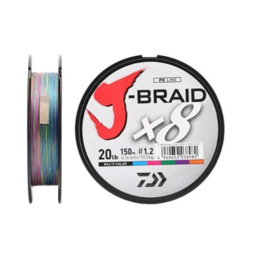 Daiwa J-Braid x8 300mt Multicolor