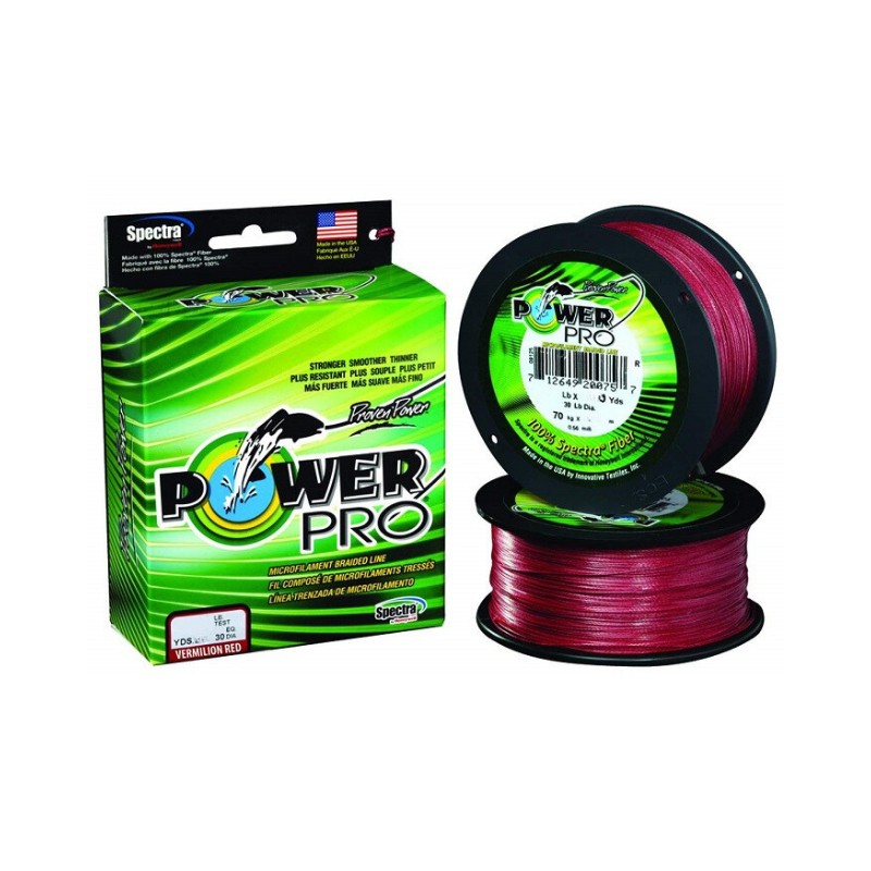 Power Pro 455mt Red è ideale per la pesca a traina, drifting e jigging