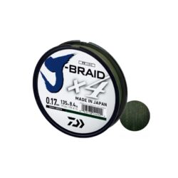 J-Braid 4x 135 mt ideale per la pesca a spinning