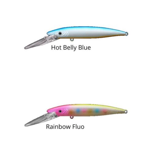 Lurenzo Espetit Trolling Color hot belly blue e rainbow fluo