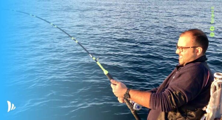 pesca alla ricciola a traina
